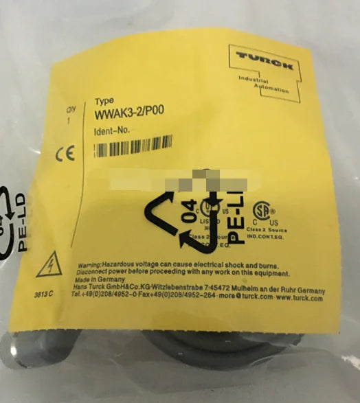 New TURCK WWAK3-2/P00 Proximity switch cable free shipping