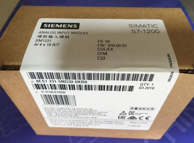 6ES7 231-5ND32-0XB0 6ES7231-5ND32-0XB0 1 PCS new Siemens free shipping