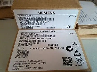 New IN BOX Siemens 6SE6400-0BE00-0AA1