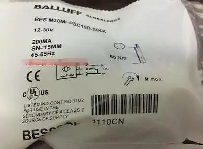 1PC New Balluff Inductive Sensor BES M30MI-PSC15B-S04K