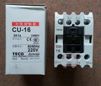 CU-16 CU 16 220VAC New TECO Contactor free ship