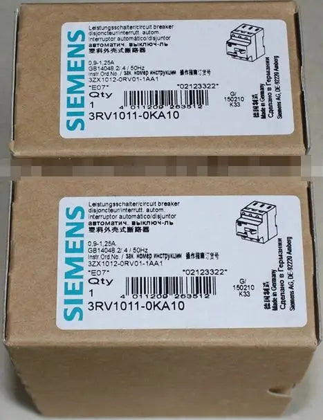 3RV1011-0KA10 3RV10 11-0KA10 NEW Siemens free shipping