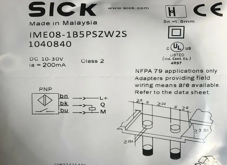IME08-1B5PSZW2S   SICK NEW IN BOX free shipping