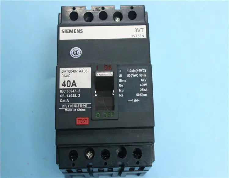 1pc     Siemens   3VT8040-1AA03-0AA0    circuit  breaker   free shipping