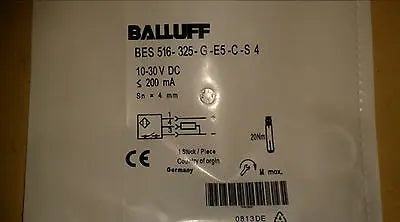 NEW BALLUFF proximity switch BES 516-325-G-E5-C-S4 10-30VDC free shipping