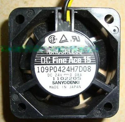 1pc fan new 109P0424H7D08 SANYO 24V 0.08A 404015MM