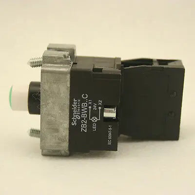ZB2BWB31C 1PCS New Schneider contact base with green LED 1NO 24V