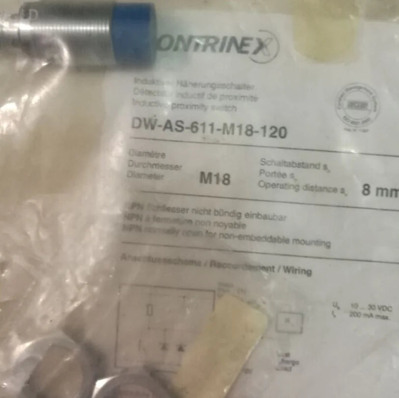 DW-AS-611-M18-120 DWAS611M18120 Contrinex NEW IN BOX
