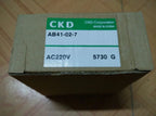 1PC  NEW   CKD  AB41-02-7-AC220V   AB41-02-7   AC220V  free  shipping