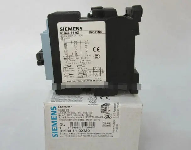 3TS3411-0XM0 3TS34 11-0XM0 220VAC New Siemens Contactor free shipping