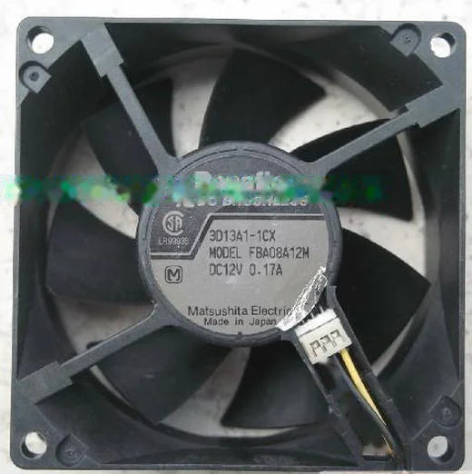 1pc new fan FBA08A12M DC12V 0.17A 80*80*25MM freeship