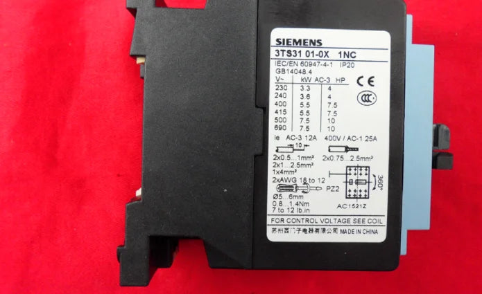 1pc      Siemens  3TS3101-0XM0  3TS3101-0X  Ac  contactor  free shipping