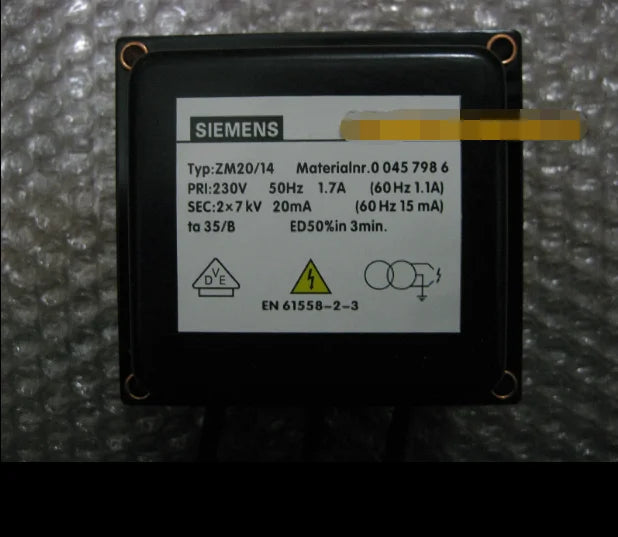 New SIEMENS ZM20/14 ignition transformer free shipping