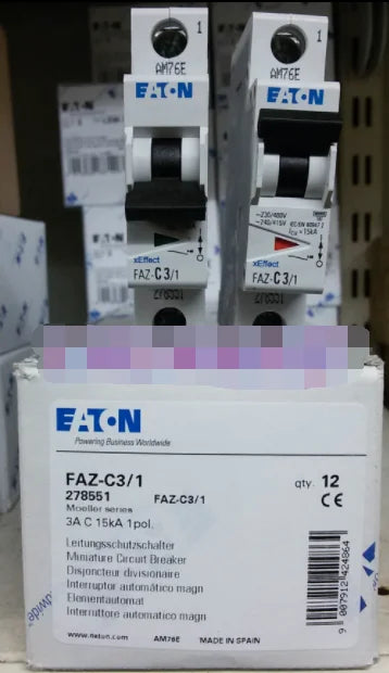 1PC NEW EATON MOELLER FAZ-C3/1 3A 1P free shipping
