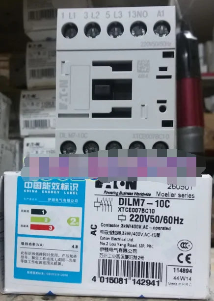 1PC NEW EATON MOELLER DILM7-10C 220V50/60HZ free shipping