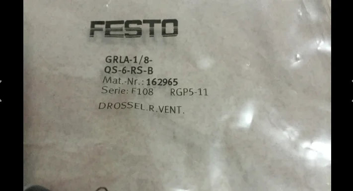 1PC NEW FESTO GRLA-18-QS-6-RS-B 162965 free shipping