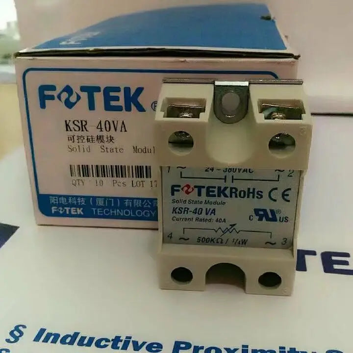1pc FOTEK KSR-40VA Solid state relay free shipping