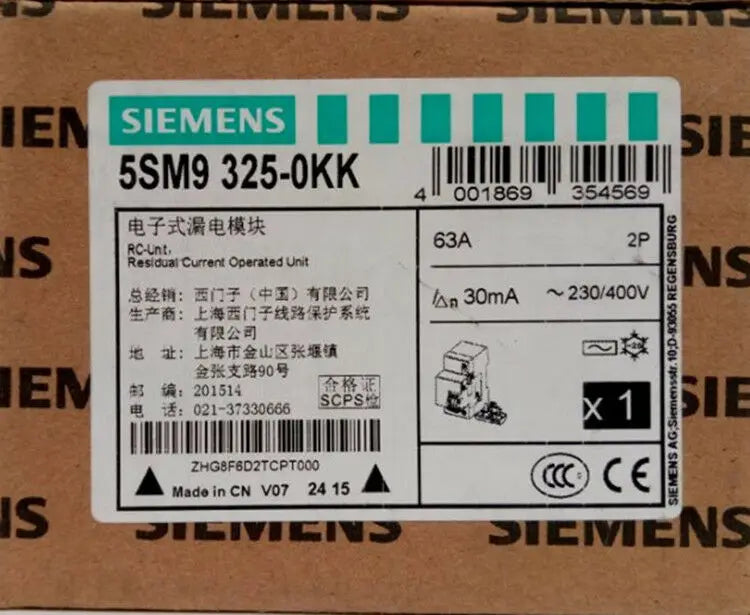 1PC  NEW   SIEMENS   5SM9325-0KK   free shipping