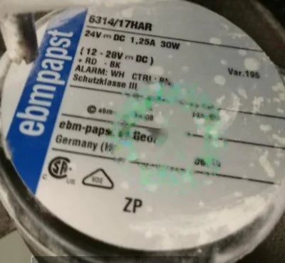 1pc fan new 6314HR 6314/17HAR 6314HU 24V36W ebmpapstABB