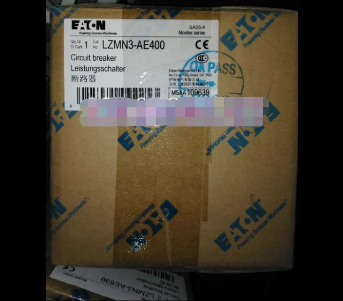1PC NEW EATON MOELLER LZMN3-AE400 free shipping