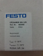 CPE24-M1H-3GL-3/8 163165 1PC New FESTO solenoid valve free ship