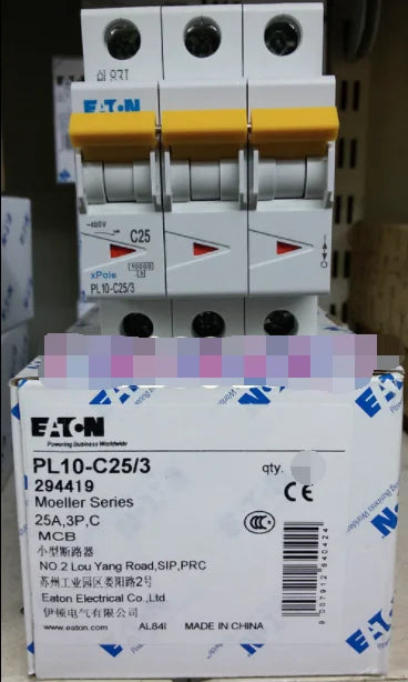 1PC  NEW   EATON  MOELLER  PL10-C25/3   free shipping