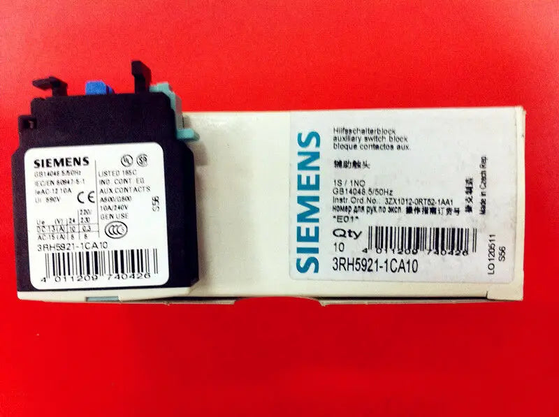 1pc      Siemens   3RH5921-1CA10    auxiliary  contact  free shipping