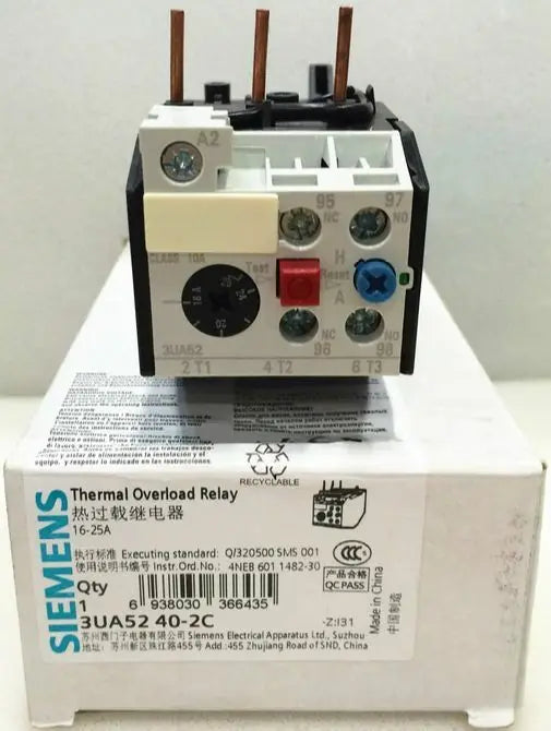 3UA5240-2C 3UA52 40-2C 1PC New In Box Siemens Thermal Overload Relay free ship
