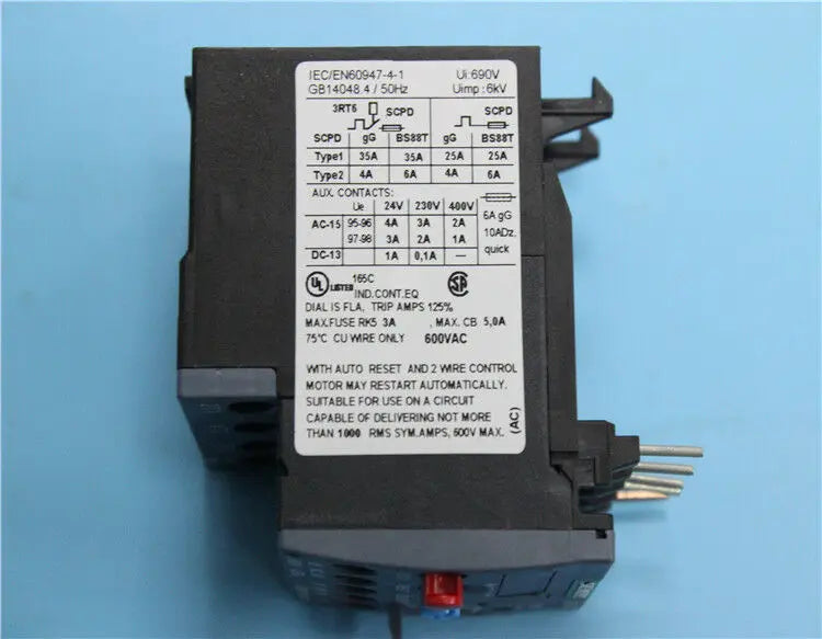 1pc      Siemens  3RU6116-0KB0  0.9-1.25  Thermal relay  free shipping