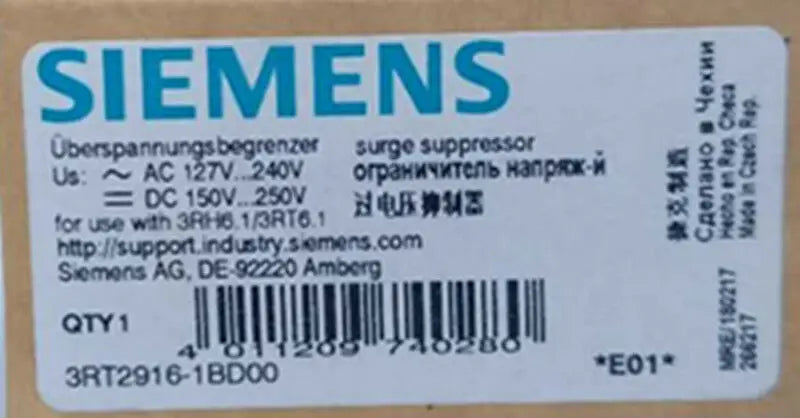 1PC  NEW   SIEMENS   3RT2916-1BD00    free shipping