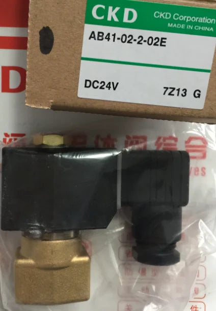 1PC  NEW   CKD  AB41-02-2-02E-DC24V  AB41-02-2-02E  DC24V   free  shipping
