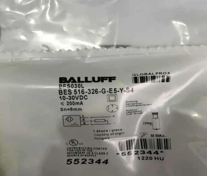 BES 516-326-G-E5-Y-S4 1PC New BALLUFF Proximity Switch free ship