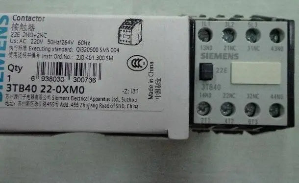 3TB40 22-0XM0 3TB4022-0XM0 1PC New Siemens contactor free shipping