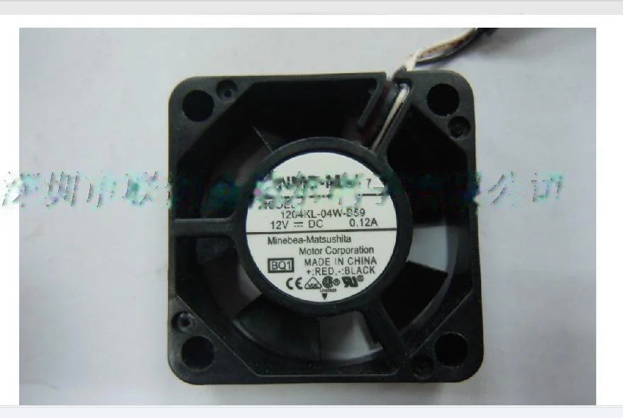 1pc new fan 1204KL-04W-B59 12V 0.12A NMB 30*30*10 freeship