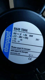 1pc new fan 6448TDHA ebmpapst 48V 1.8A 85W 170*150*50 freeship