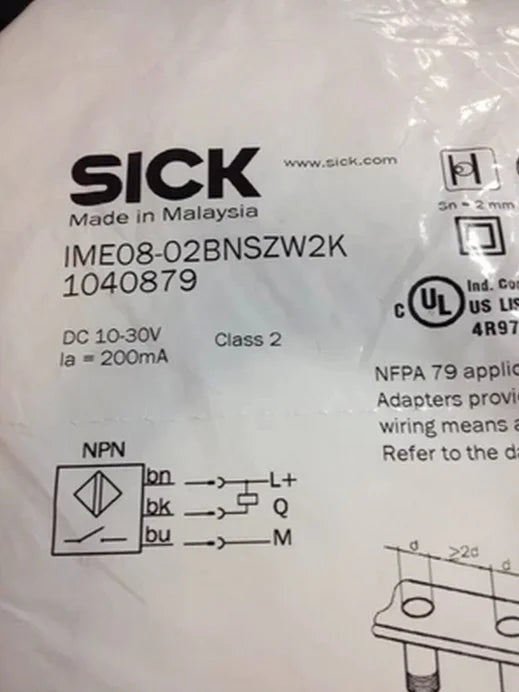 IME08-02BNSZW2K IME0802BNSZW2K 1PCS NEW SICK proximity switch free shipping