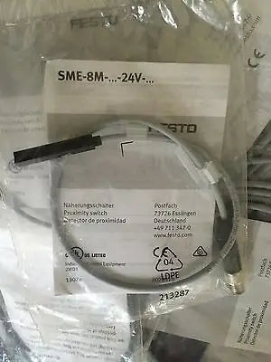 New Festo SME-8M-DS-24V-K-0 3-M8D 543861
