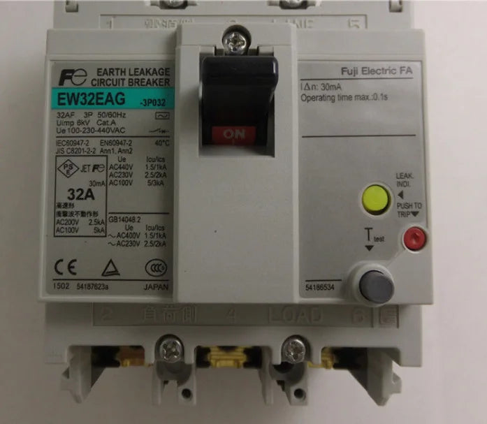 Mew  FUJI  EW32EAG 3P 32A  circuit  breaker  free shipping
