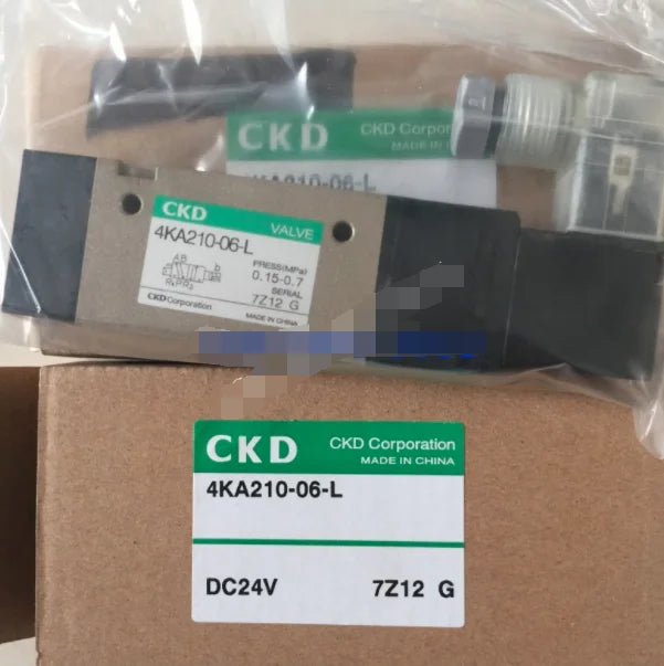 1PC  NEW   CKD   4KA210-06-L-DC24V   4KA210-06-L   DC24V   free  shipping