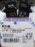 1PC  NEW   EATON  MOELLER  M22-CLED-W  free shipping