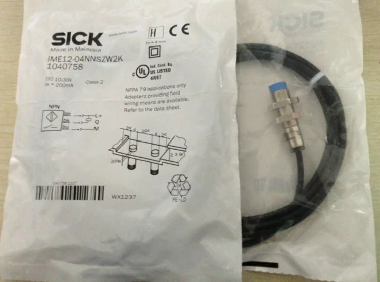 IME12-04NNSZW2K IME1204NNSZW2K 1PC New SICK Proximity Switch Sensor free ship