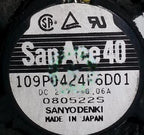 1pc new fan 109P0424F6D01 SANYO 24V 0.06A 40*20 freeship