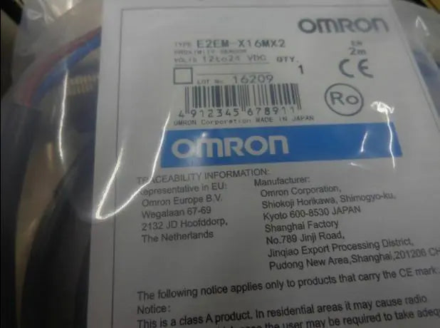 E2EM-X16MX2 E2EMX16MX2 12-24VDC New Omron Proximity Switch free shipping