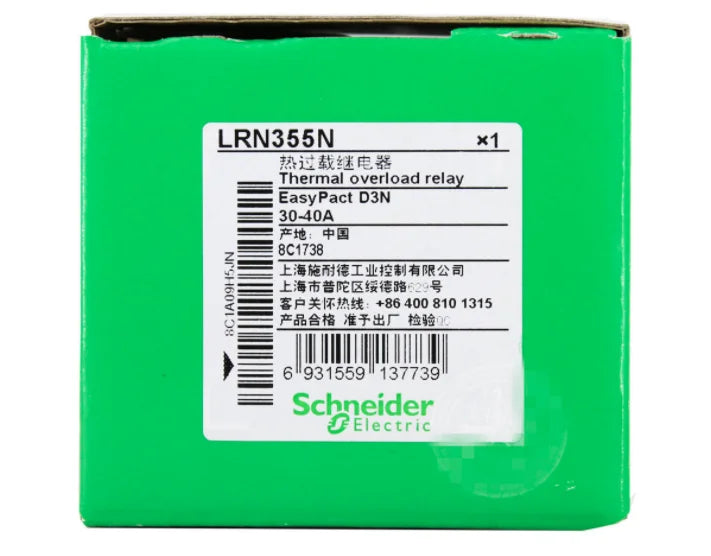 New  Schneider Thermal Overload Relay LR-N355N 30-40A  free shipping