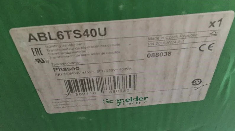 New Schneider ABL6TS40U 400W Isolation transformer free shipping