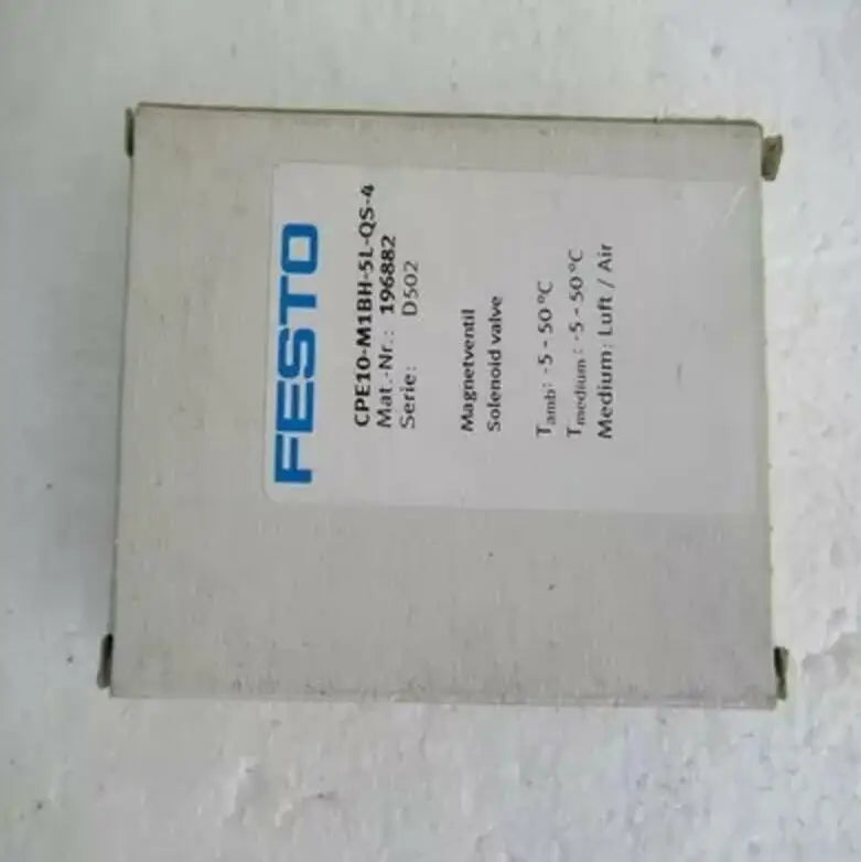 CPE10-M1BH-5L-QS-4  CPE10M1BH5LQS4 196882 FESTO solenoid valve NEW