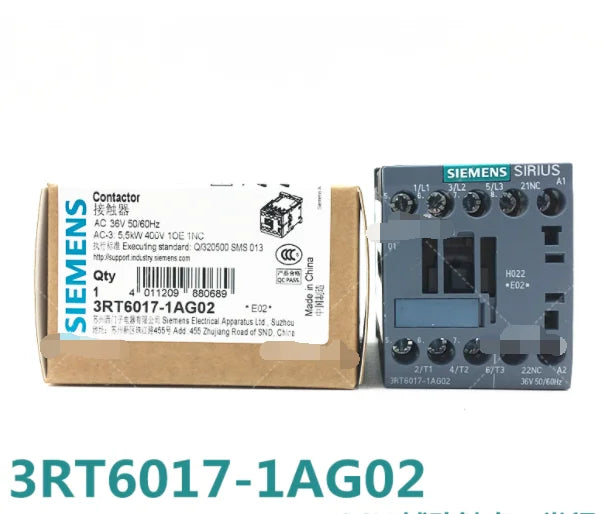 1pc      Siemens   3RT6017-1AG02  36V  contactor  free shipping