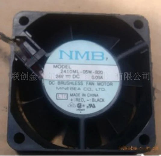 1pc new fan 0 2410ML-05W-B10 24V 0.08A NMB 60*60*25 freeship