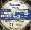 1pc new fan BT220 22060B2H AC220-240V MAXAIR 220*60MM freeship