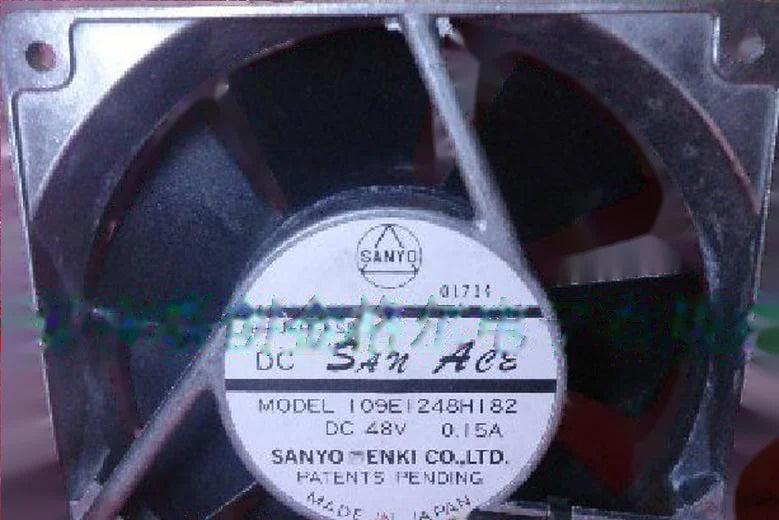 1pc new fan 109E1248H182 48V 0.15A SANYO 120*120*38 freeship
